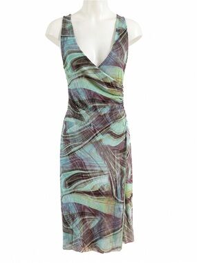 Sweet Pea Elegant Multicolor Sleeveless Dress